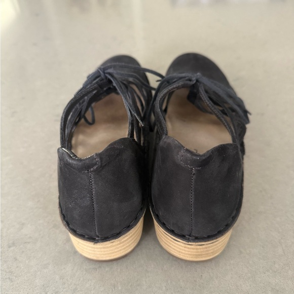 Naot Women's Black Suede Calathea Wedge Size 39/8 - Picture 4 of 10